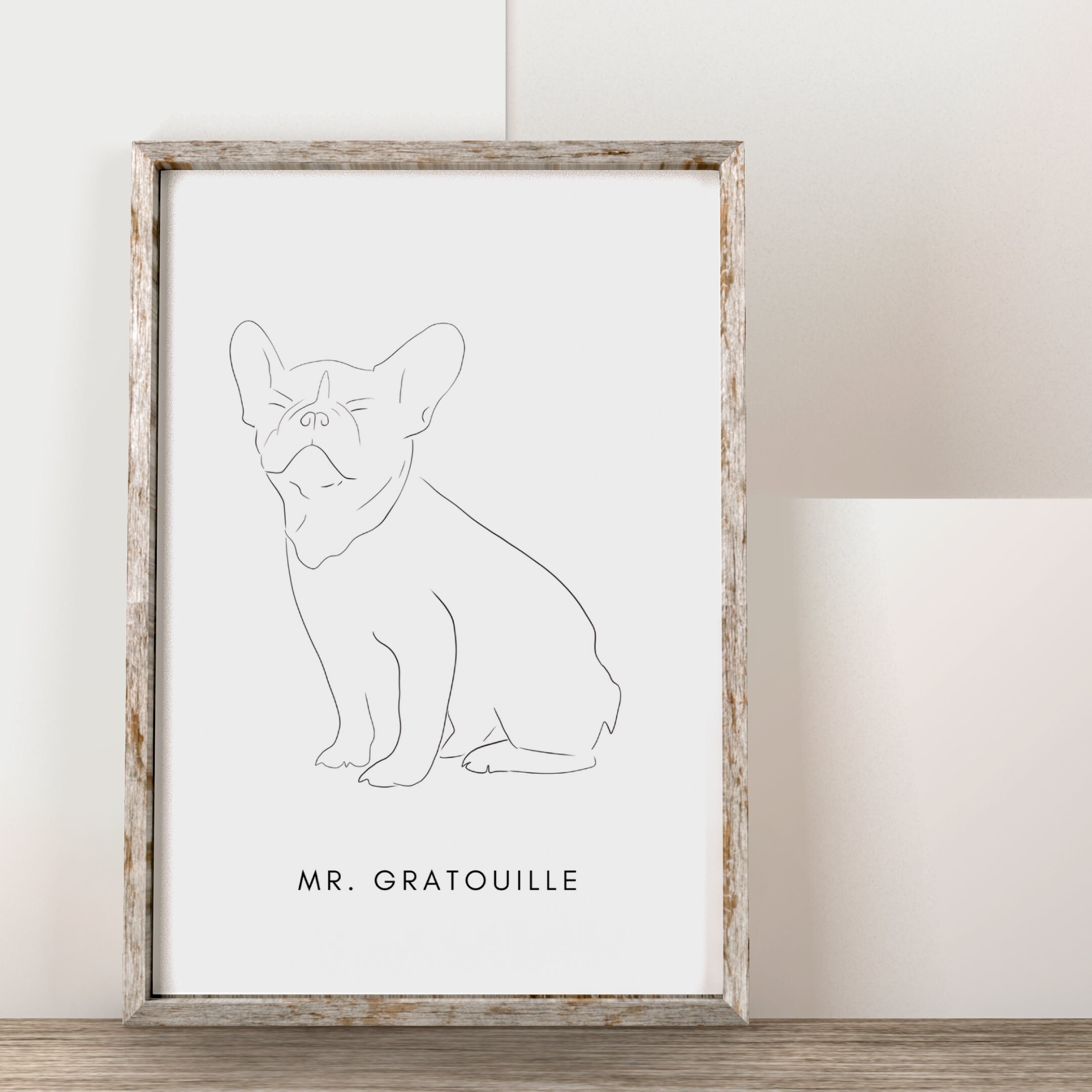 Fichier Numérique - Portrait Animalier Personnalisé | Chien, Chat, Lapin, Reptiles.. Style Minimalis