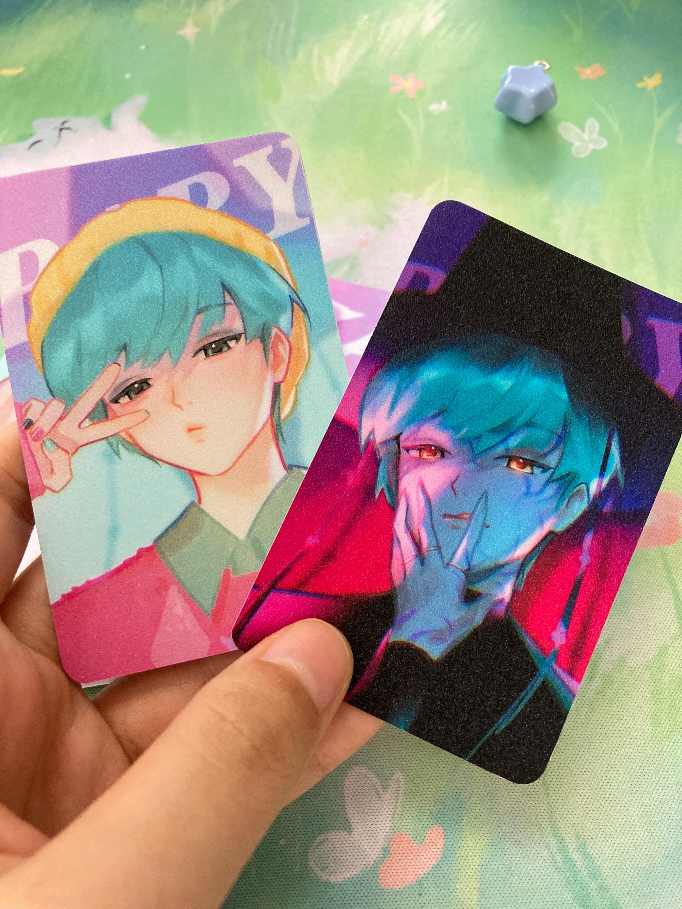 Kpop demon hunters photocards, Rumi, Mira, Zoey, Huntrix, Jinu
