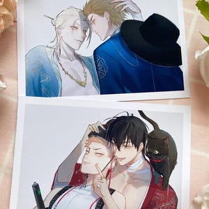 19 days fanart print, fan merch Zhan Zheng Xi, He Tian, Jian Yi, Mo Guan Shan