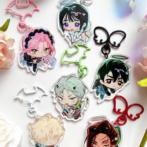 Alien stage keychains, Sua, Ivan, ALNST Fan merch