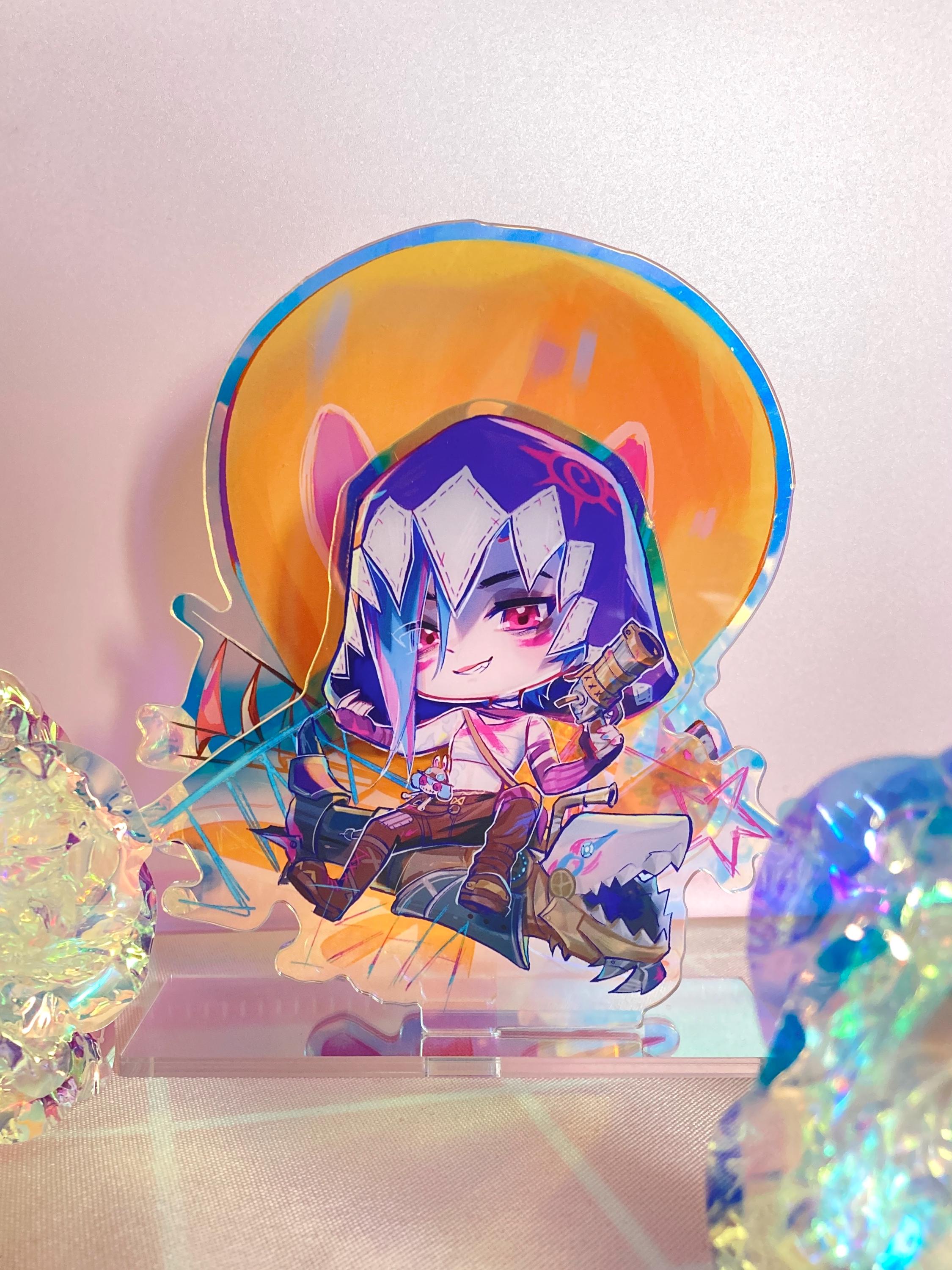 Arcane Jinx standee, Holographic, Finale Jinx