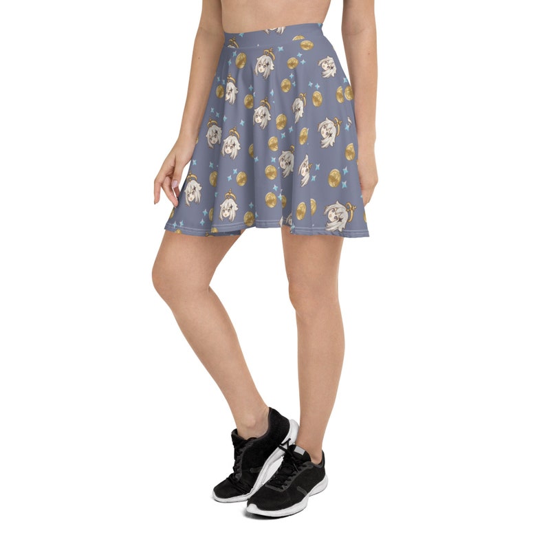 Paimon Skater Skirt Genshin Impact Geek Fashion - Etsy Australia