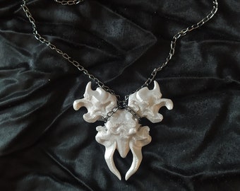 Futuristic necklace 3D printed