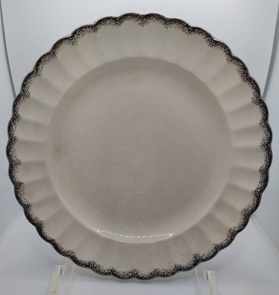 Sebring Corinthian White Gold Edge Plate Ohio VINTAGE Etsy