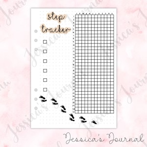 Step Tracker | Jessica's Journal Spread