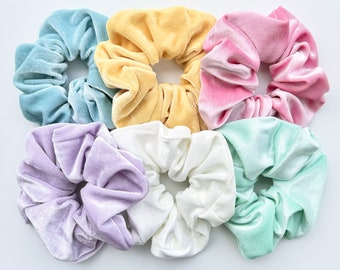 Pastel XL Velvet Scrunchie | Jessica's Journal