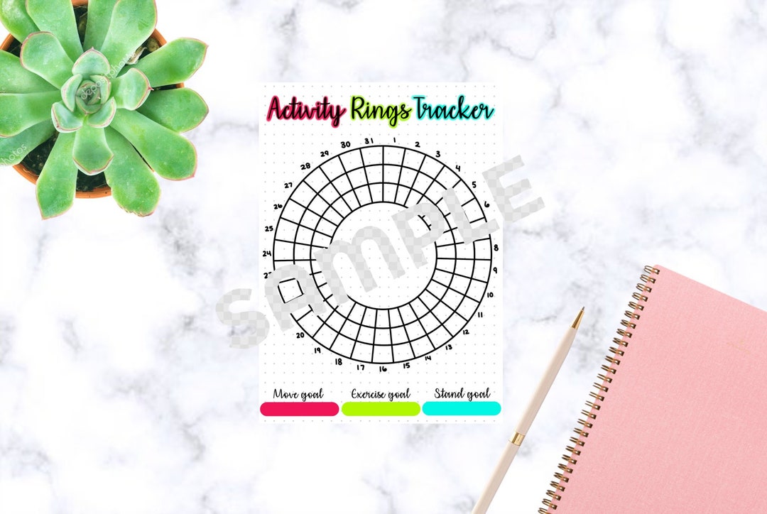 Activity Rings Tracker Apple Watch Rings Jessica's Etsy