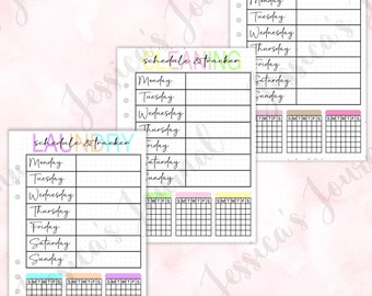 Chore Schedule & Tracker | Jessica's Journal Spread