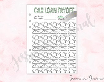 Car Loan Payoff Tracker | Jessica's Journal Spread