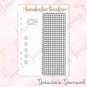 Headache Tracker | Jessica's Journal Spread