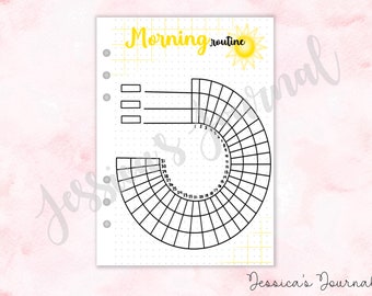 Morning Routine Tracker | Jessica's Journal Spread