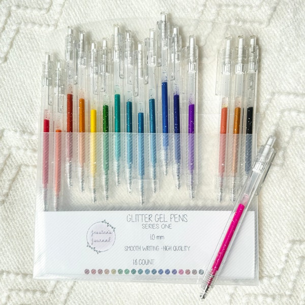 Glitter Gel Pens | 20 Count | Series 1, 2