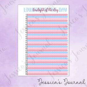 DIGITAL DOWNLOAD | PDF | Lowlight Of The Day | Jessica's Journal Spread