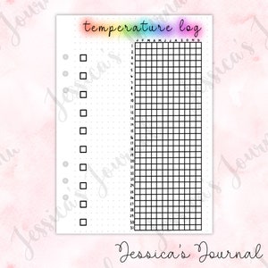 Temperature Log | Jessica's Journal Spread