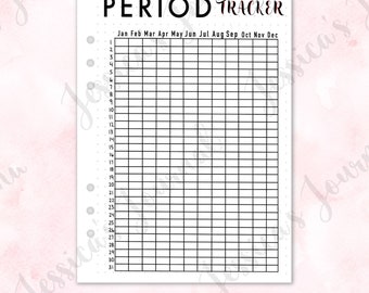 Period Tracker | Jessica's Journal Spread