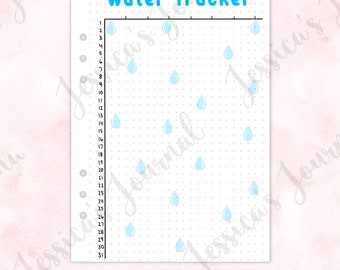 Water Tracker | Jessica’s Journal Spread