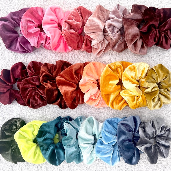 Velvet Large Scrunchie | Jessica's Journal