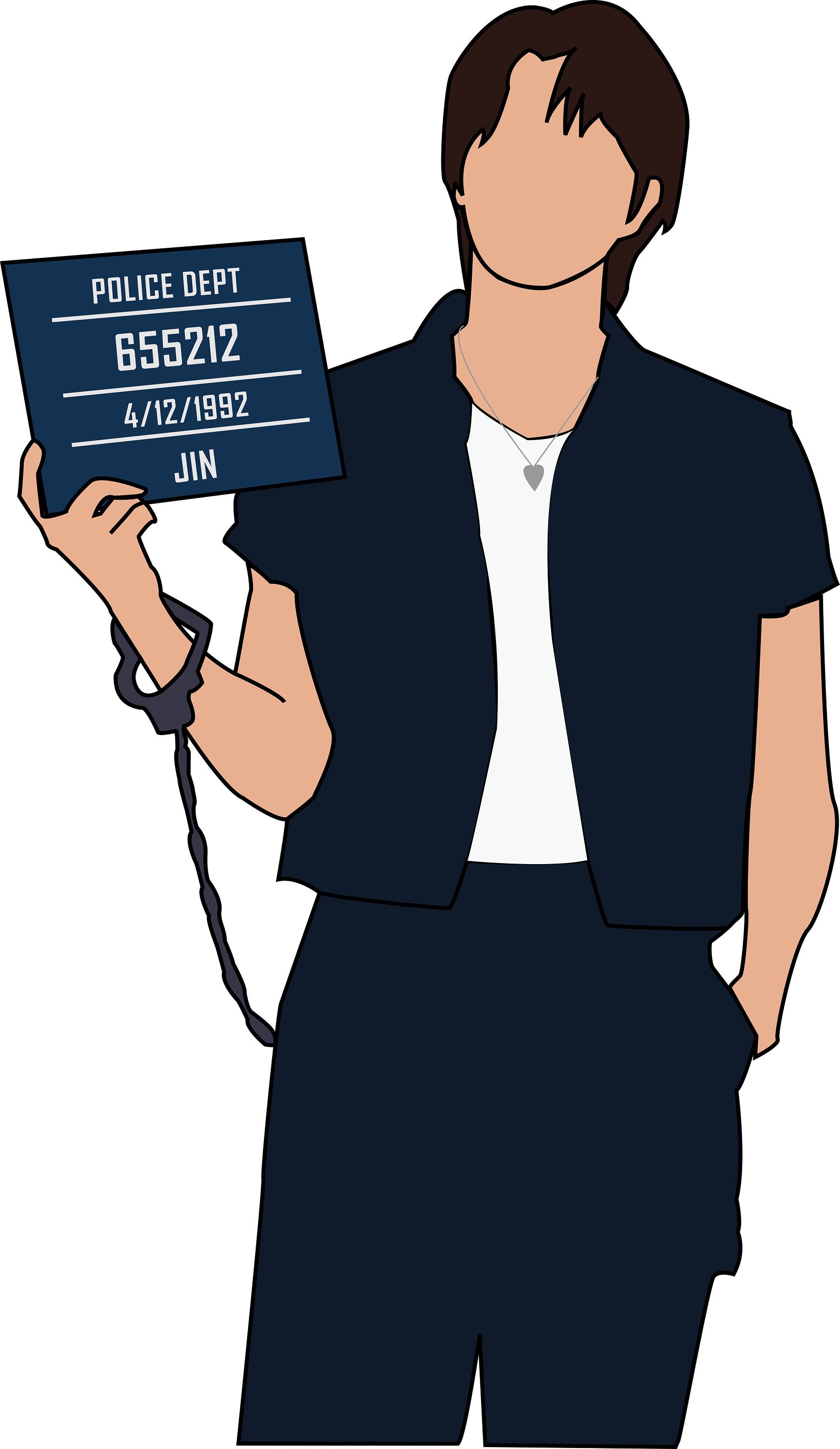 BTS Set Butter Criminal Handcuff Clipart Drawing Vector JPG Etsy