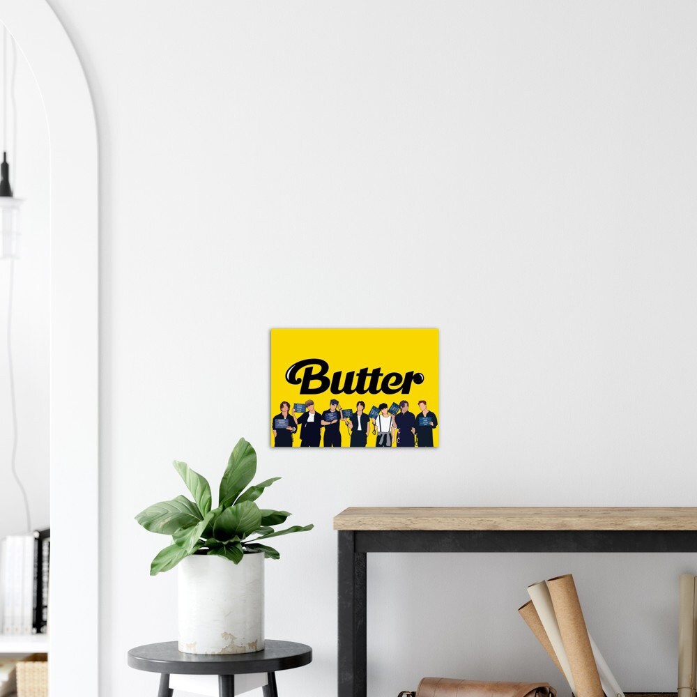 BTS Butter Vector Poster Handcuff/jail Version Etsy