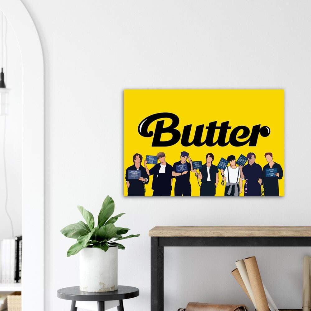 BTS Butter Vector Poster Handcuff/jail Version Etsy