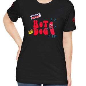 Unisex Jersey Short Sleeve Led Zeppelin Tee Shirt, Hot Dog T-shirt, Funny Rock Teeshirt, Music Lover Gift, Classic Rock Band Tee
