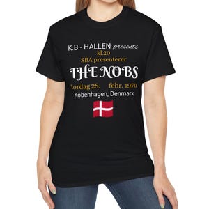 Men's Ultra Cotton The Nobs Copenhagen Denmark T-shirt, Unisex Led Zeppelin Classic Rock Band Tee