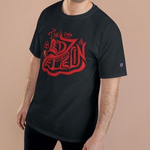 Men&#39;s The Led Zeppelin Pagan Symbols T-Shirt, Unisex Champion Classic Rock Music Pullover, Graphic Rock Tees