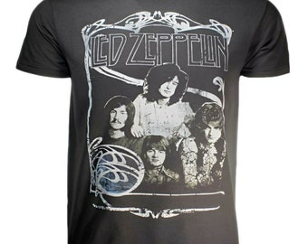 Led Zeppelin 1969 Promo T-Shirt, Unisex Rock Band Tee