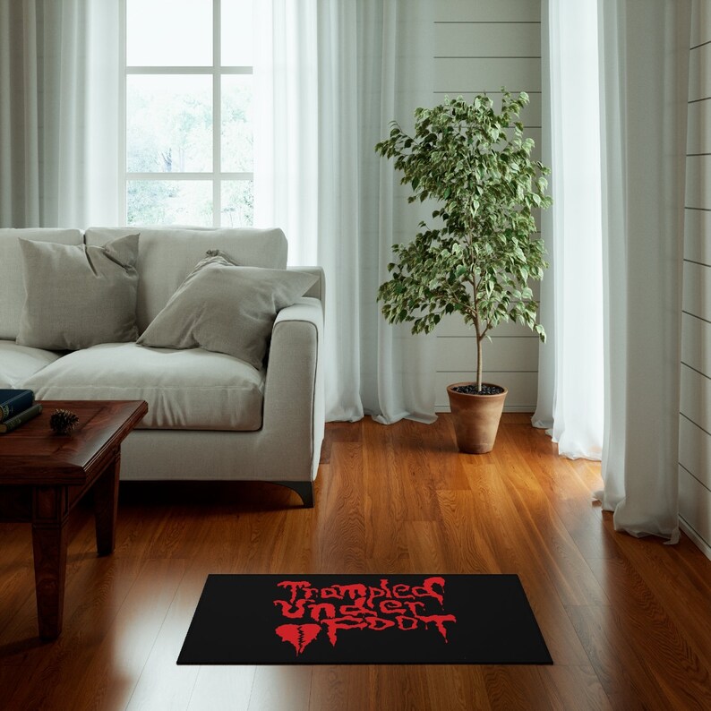 Trampled Under Foot Dornier Rug Led Zeppelin Rug Entryway Etsy