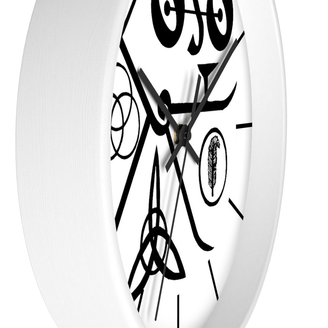 Led Zeppelin Symbols Wall Clock Original Celtic Timepieces Etsy