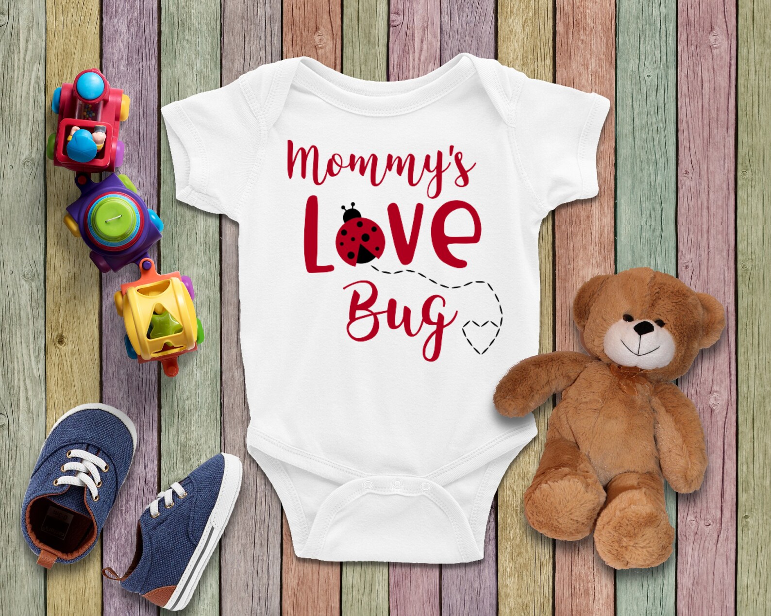 Mommy's Love Bug Love Bug Baby Onesie Lady Bug Love Bug Etsy