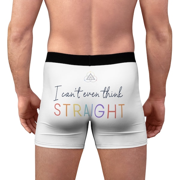 Can’t Even Think Boxer Briefs, Pride, Sarcastic,  Humor