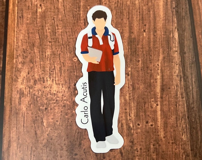 Blessed Carlo Acutis Sticker I First Millennial Saint Sticker I Catholic Sticker I Saint Sticker I Catholic Stickers