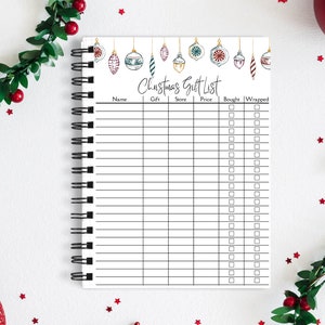 2022 Christmas Gift List Printable 2022 Ultimate Christmas Gift List Printable Christmas Gift | Etsy