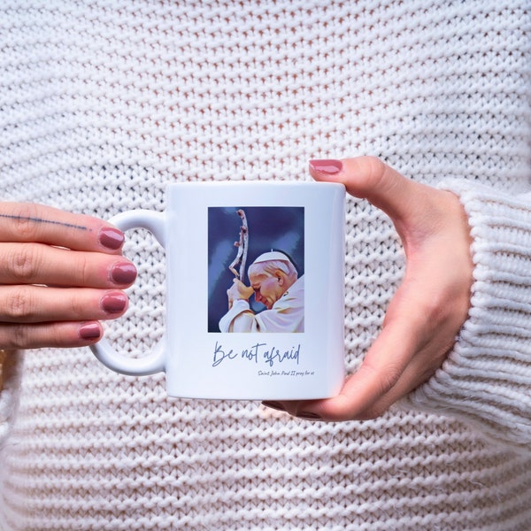 Saint Pope John Paul II coffee mug