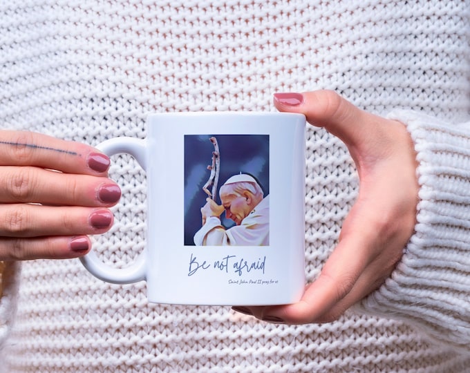Saint Pope John Paul II coffee mug