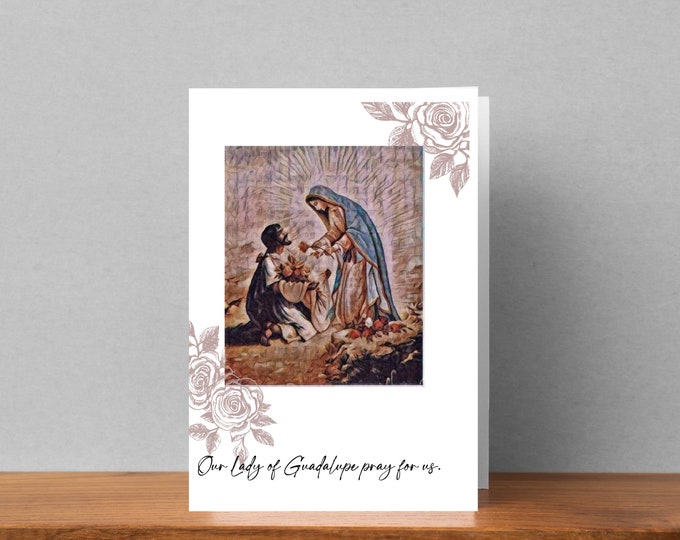 Our Lady of Guadalupe Note Cards, Our Lady Blank Cards, Catholic Stationery, St Note Cards, Note Card Set, Faith Note Cards, Catholic Cards