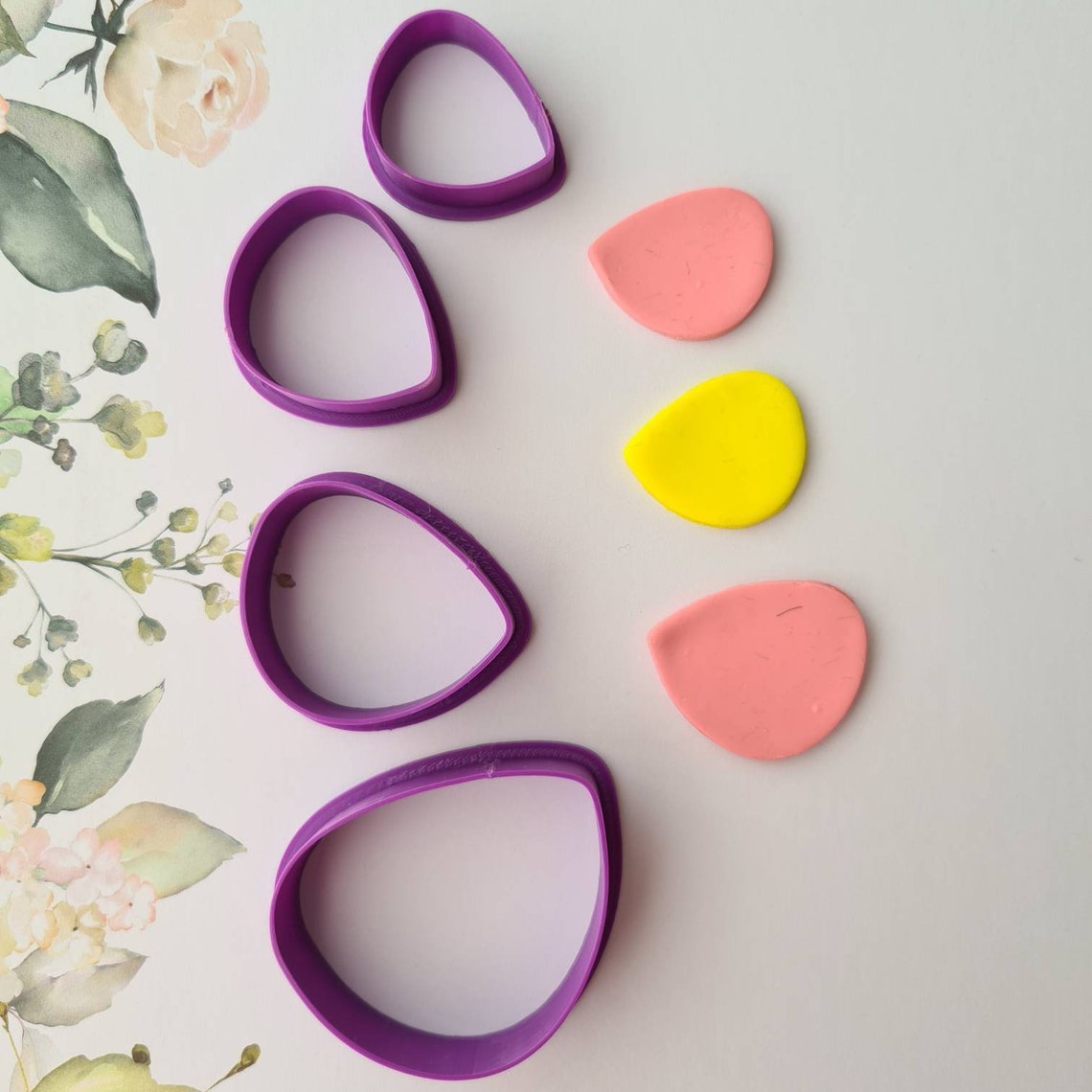 Abstract shape clay cutter polymer clay cutter organic clay Etsy