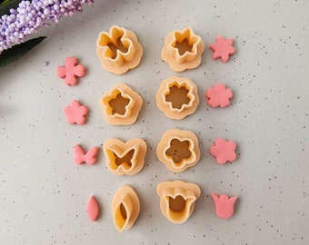 Mini spring 10mm polymer clay cutter, clay cutter, flowers clay earrings cutter, polymer clay jewellery cutter, clay tool, fimo clay cutter