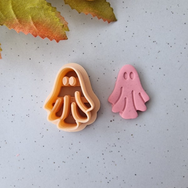 Ghost clay cutter, boo polymer clay cutter, Halloween clay earrings cutter, polymer clay jewellery cutter, clay tools, fimo clay cutter