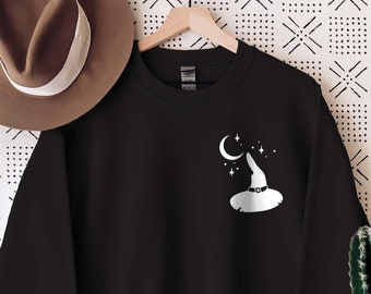 Witch Hat Sweatshirt, Witch Shirt, Halloween Shirt, Halloween Girls Shirt, Halloween Party Shirt, Halloween Shirt, Witches Shirt, Witch Tee