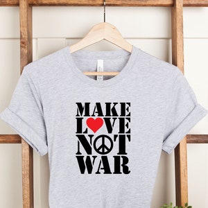 Stop War Shirt, Support Ukraine, Free Ukraine Shirt, Anti Putin Shirt, Make Love Not War Shirt, Anti War Tee, Human Rights Tee, Peace Shirt