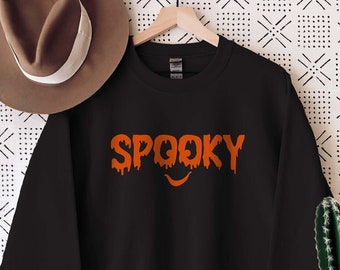 Spooky Sweatshirt, Halloween Spooky Sweatshirt, Halloween Shirt, Spooky Shirt, Halloween Party Shirt, Spooky Tee, Cute Spooky Sweater