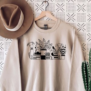 Dogs And Plants Sweatshirt, Dog Lover Sweatshirt, Dog Mom Sweatshirt, Dog Mom Shirt, Dog Mom Gift, Dog Mom Tee, Dog Lover