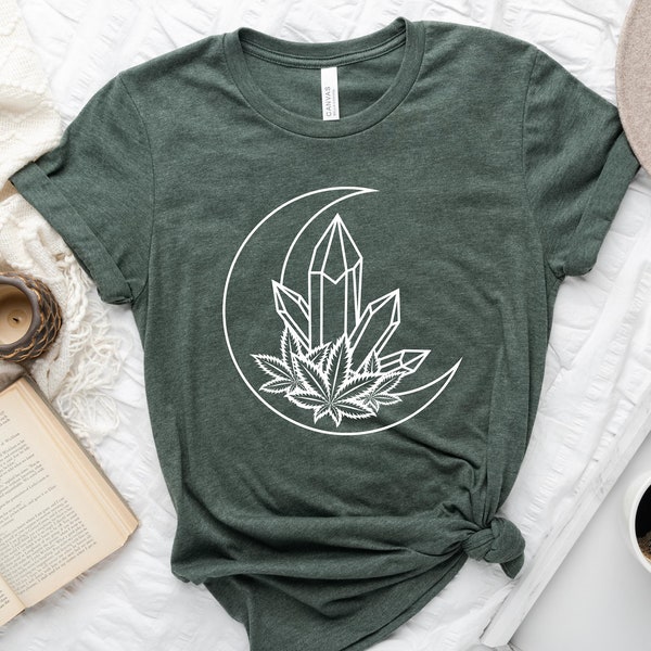 Crystal Weed Shirt, Cannabis Shirt, Weed Shirt, Funny Marijuana Tee, Funny Tshirt, Marijuana Shirt, Gift For Her, Weed Tee, Gift For Him,420