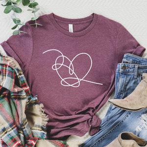 Love Yourself Heart Shirt, Love Yourself Tear Shirt, Love Sweatshirt, Heart Shirt, Love Shirt, Love Tee, Soft Shirt, Cotton Tee