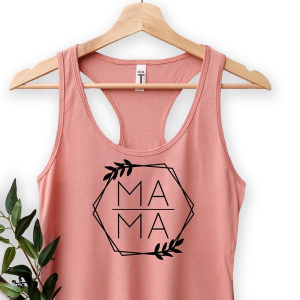 Mama Tank Top, Mama Floral Tank Top, Floral Tank Top, Mama Life Tank Top, Proud Mom Tank Top, Mommy Life Tank Top, Mom Quotes Tank Top