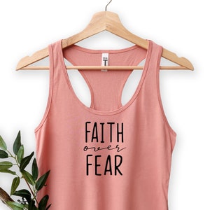 Faith Over Fear Tank Top, Christian Tank Top, Forgiven Tank Top, Inspirational Tank Top, Self Love Tank Top, Workout Tank Top, Pray Tank Top