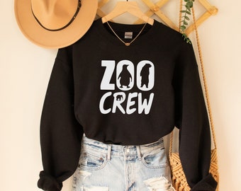 Zoo Crew Sweatshirt, Animal Keeper Sweatshirt, Wild Life Sweatshirt, Matching Family Sweatshirt, Zoo Trip Sweatshirt, Family Trip Sweater