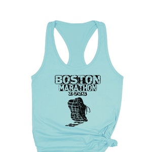 Boston Marathon Tanktop, Custom Running Tanktop, Marathon Training Tank, Run Boston, Boston Marathoner, Marathoner Crew Shirt, Boston Tank